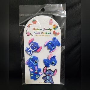 Stitch Crocs Jibbitz charms 6 pieces